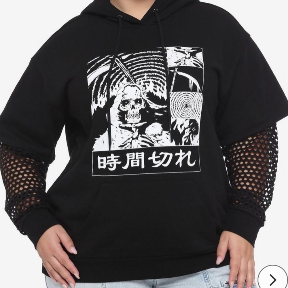 Hot Topic girls hoodie sweatshirt size 5